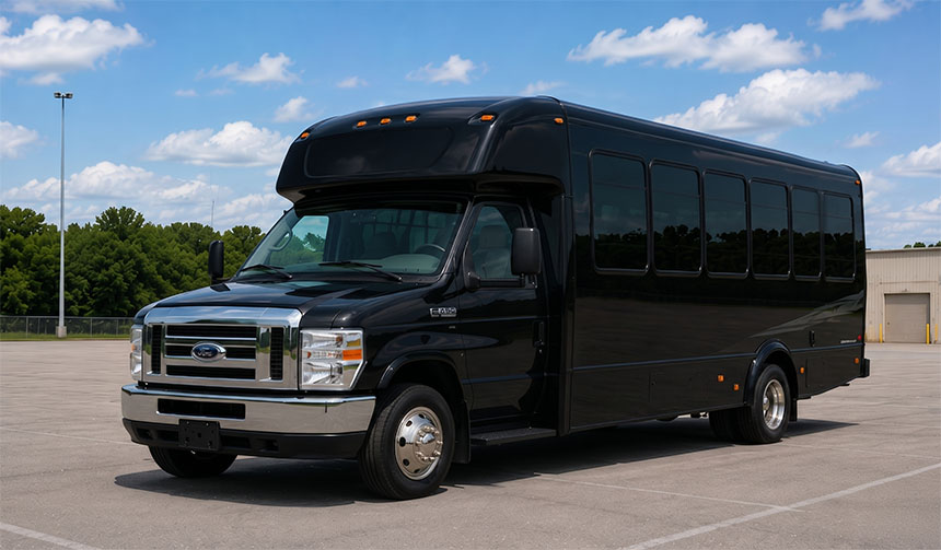 20-passenger minibus for charter in Boston, MA